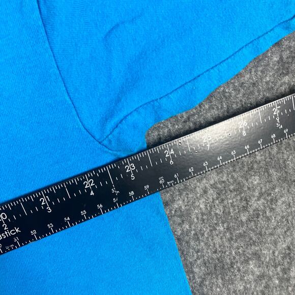 GWP Sport Graphic TShirt Mens XL Blue Eagle Guitar Rock Music Festival Tee Y2K - Picture 5 of 7